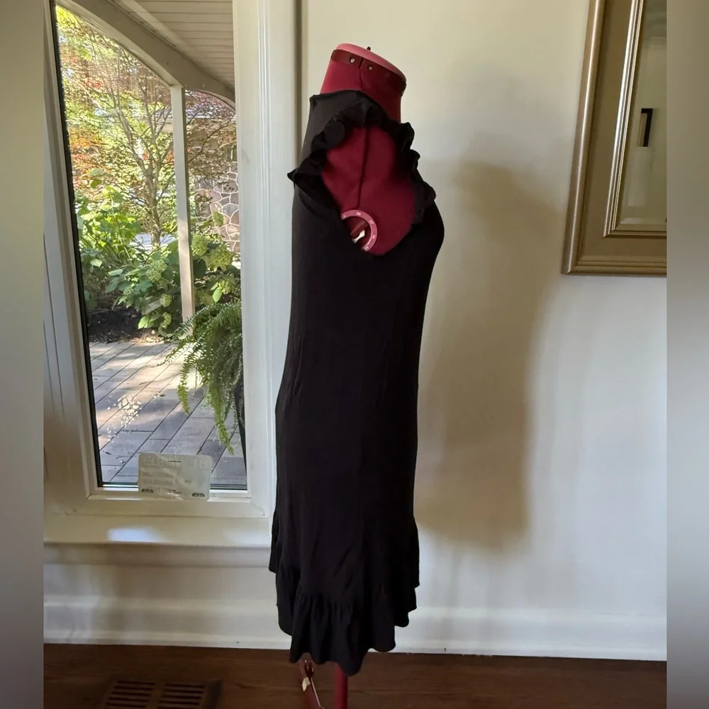 JERSEY DRESS WITH RUFFLE DETAIL - Picture 4 of 7